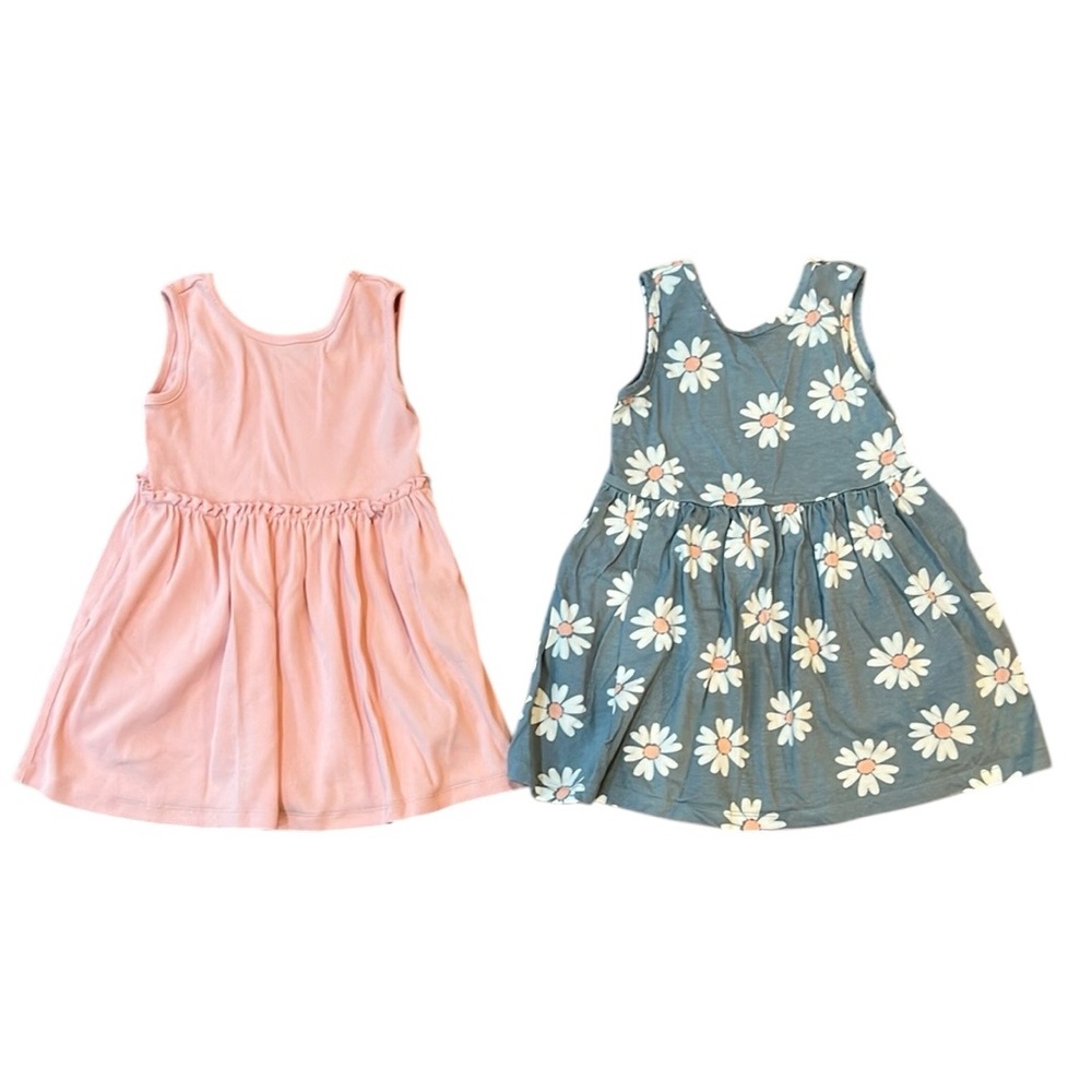 Set of Two Summer Dresses Size 3T, Pink & Blue Floral